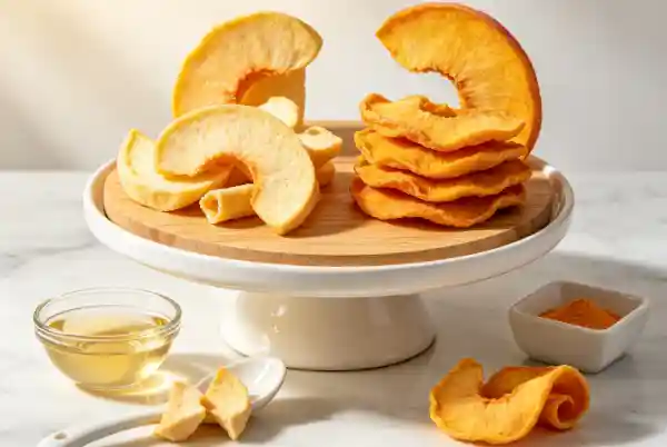Freeze-Dried Yellow Peaches And Dehydrated Peaches Freeze-Dried Yellow Peaches And Dehydrated Peaches